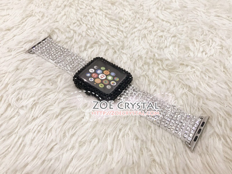Bling Apple Watch Black Swarovski Crystal Case / Protektor / | Etsy Schweiz