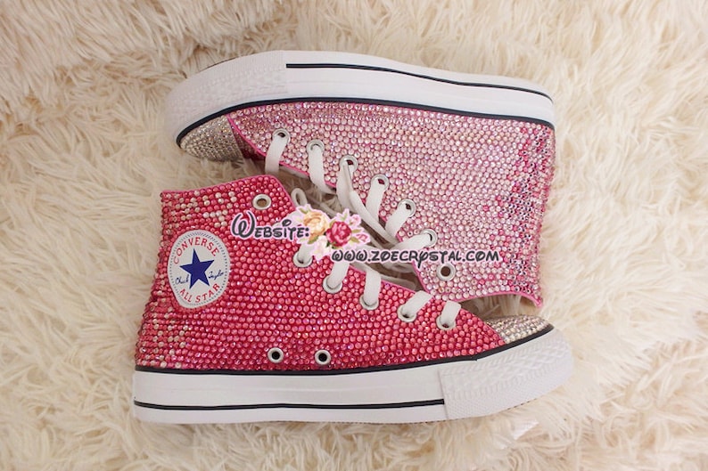 Bling CONVERSE Chuck Taylor All Star SNEAKERS With Shinning - Etsy