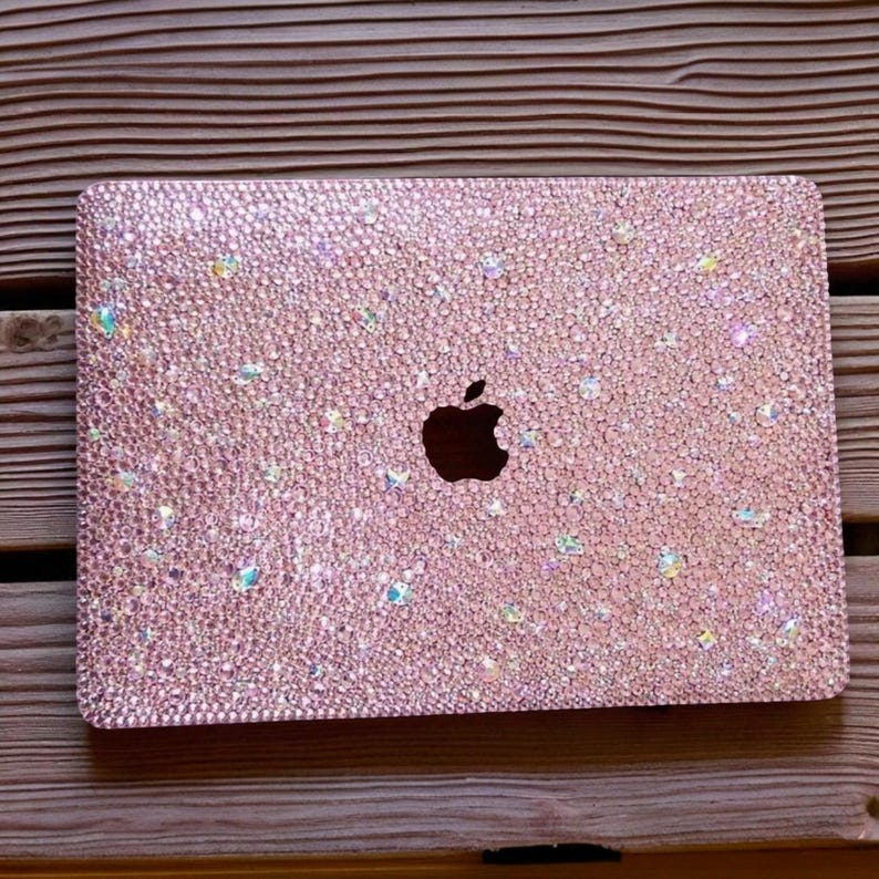 Pink Crystal Random Rhinestone MacBook Pro Air 13 14 16 Case: Bling ...