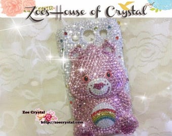 Czech/ Swarovski 3D BEAR Crystal Cell Phone Case - Available for iPhone all series