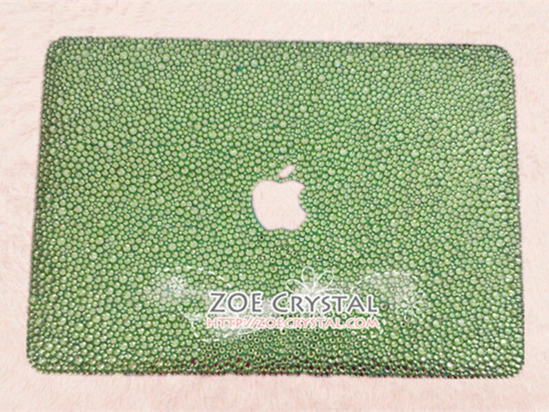 MACBOOK Air Pro Case / Cover w Rhinestone Crystal Random Sizes Etsy