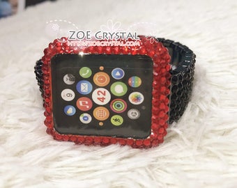 Bling Apple Watch Red Swarovski Crystal Case / Protector  display picture 1