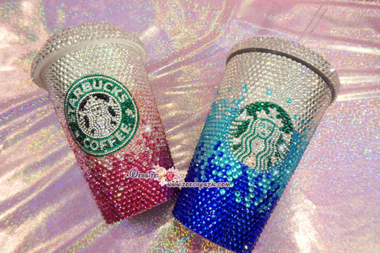 Bedazzled BLING STARBUCKS Coffee Cup / Mug / Tumbler Glitter Etsy