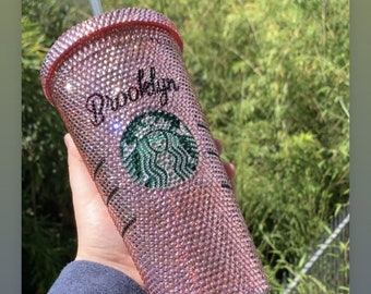 BLING STARBUCKS Coffee Cold Cup / Mug / Tumbler Cristallo Swarovski / Strass Shane Dawson Morgan Adams Ryland Adams Trisha Paytas Zoe