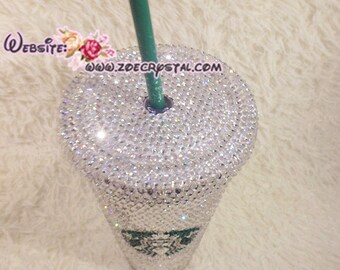 SALES Bling STARBUCKS Coffee Cold Cup Mug Tumbler Bedazzled Shinny Sparkly  Glittery Swarovski Crystal /rhinestone Shane Dawson Trisha Paytas - Etsy