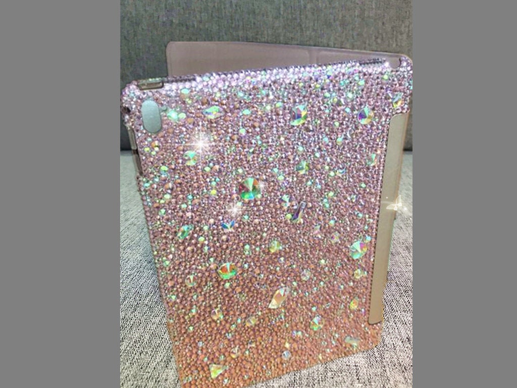 シルバーグリッター カスタム名入れ グリッターIpadケース♪♪ ゆめかわグリッター カスタム名入れ グリッターIpadケース♪♪