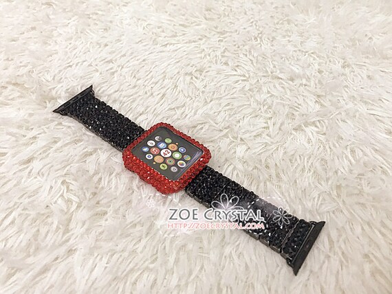 Bling Apple Watch Red Swarovski Crystal Case / Protector 