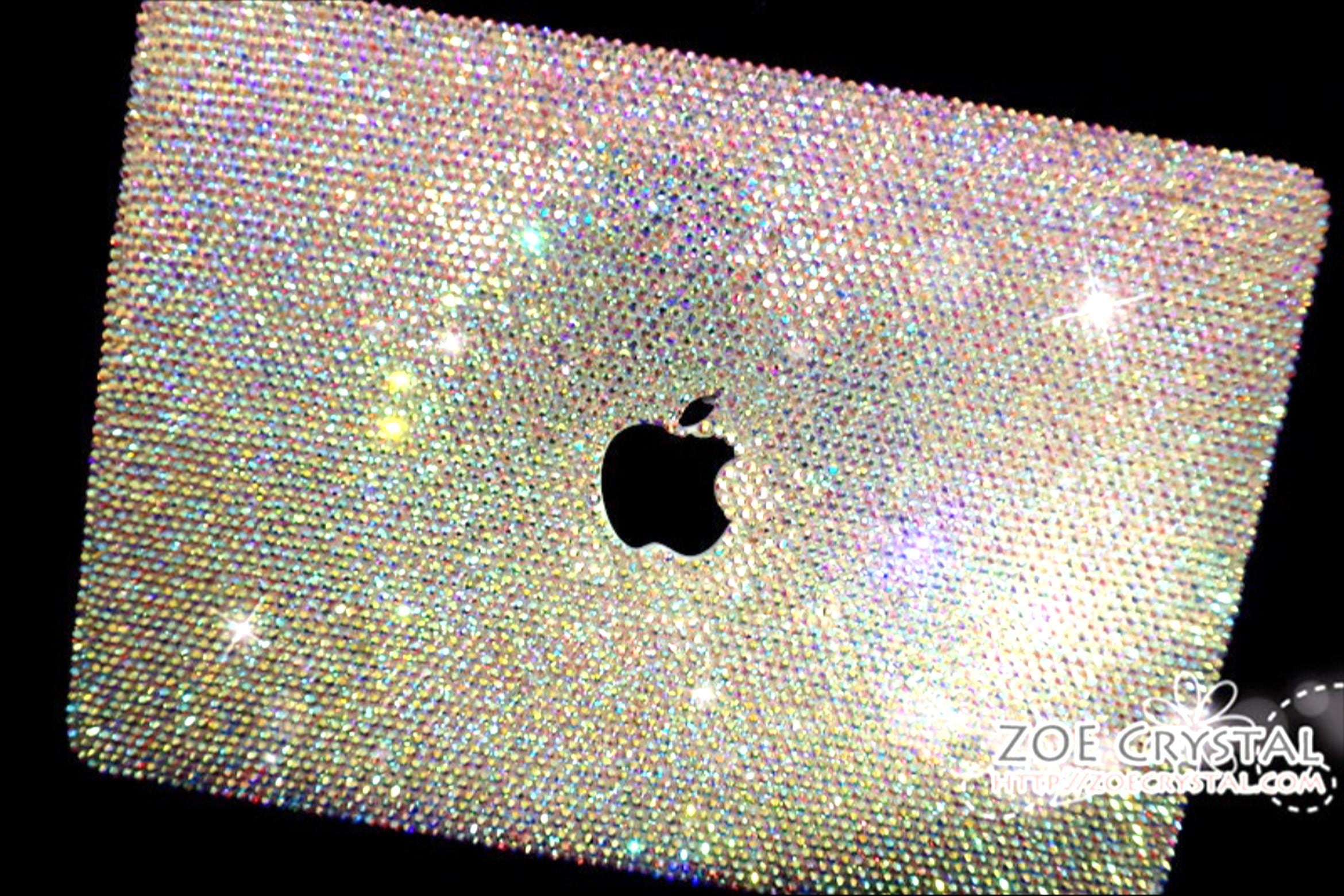 Bling MacBook Case 13 14 16: Sparkly Czech or Swarovski Rhinestone