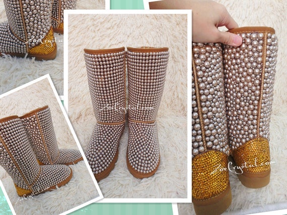 New Color**PROMOTION WINTER Bling and Sparkly Tall Brown and Gold Pearls SheepSkin Wool BOOTS w shinning Czech or Swarovski crystals | Pour Gagner L'éloge Chaleureux Auprès De Ses Clients
New Color**PROMOTION Color**PROMOTION Color**PROMOTION WINTER Bling and Sparkly Tall Brown and Gold Pearls SheepSkin Wool BOOTS w shinning Czech or Swarovski crystals | Pour Gagner L'éloge Chaleureux Auprès De Ses Clients
414c75