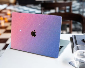 Glitter MACBOOK Case Cover Air Pro Bedazzled Bling 11" 12" 13" 15" 16" 14" 16" 2022 Ombré Pink Sparkly Shiny Bling Stylish Elegant Luxurious