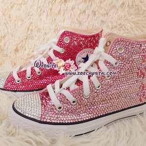 Bling CONVERSE Chuck Taylor All Star SNEAKERS With Shinning - Etsy