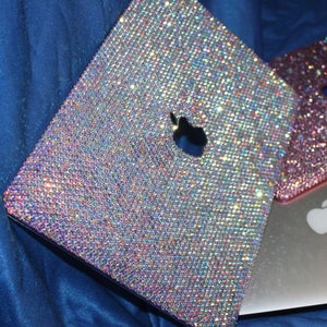 Étui/housse 2021 pour Macbook Air Pro 13" 14" 16" BACK TO SCHOOL Bling scintillant scintillant brillant scintillant strass cristal strass