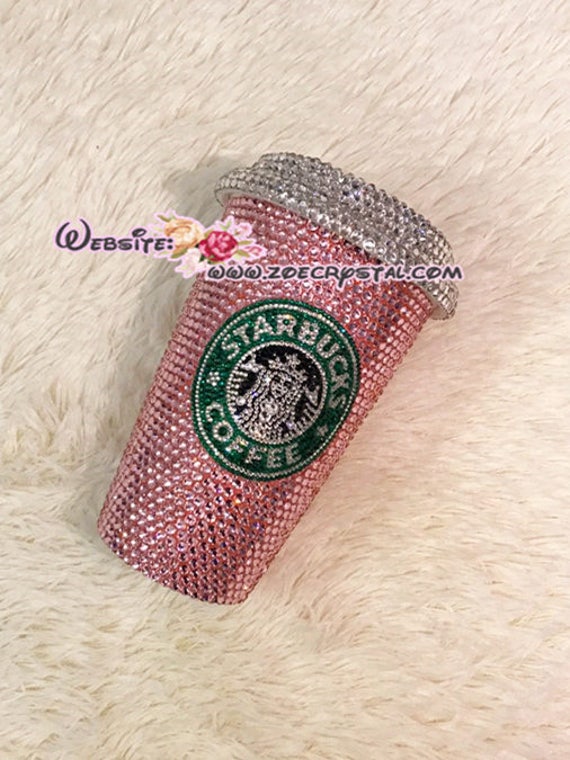 Bedazzled BLING STARBUCKS Coffee Cup / Mug / Tumbler Trisha Paytas Spa