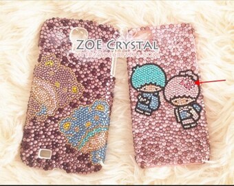 Customize your iPhone Samsung Phone Case Cover w Bling Bedazzled Sparkly Shinny Strass Glittery Embellished Swarovski Crystal Rhinestone