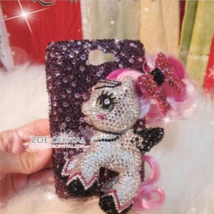 Czech/ Swarovski My Little PONY / Little Pegasus BLING Crystal 3D Cell Phone Case
