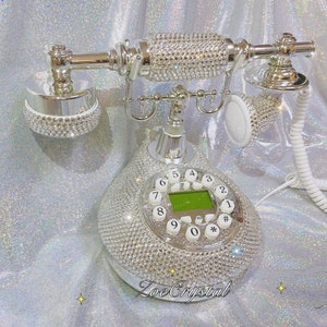 KLASSIEKE Bling en Sparkly TELEFOON voor een goed humeur tijdens het bellen of gebeld worden