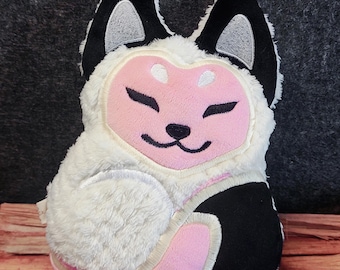 Cozy Fox Plush Pillow – Rose Cream, Stuffed Animal Toy (10 inch)