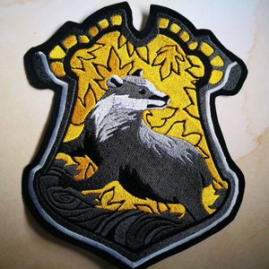 Badger-embleem Geborduurde opgenaaide patch image 1