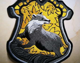 Badger-embleem - Geborduurde opgenaaide patch