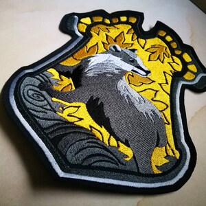 Badger-embleem Geborduurde opgenaaide patch image 2