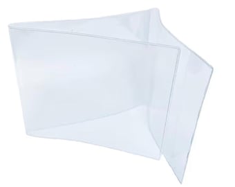 Clear Plastic Mahjong Card Holder/Sleeve (Fits size LARGE NMJL Card) (6 1/8" x 4 3/4")