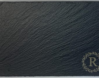 Monogram Slate Charcuterie Board