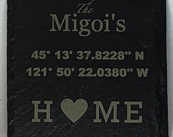 Coordinates Slate Coasters