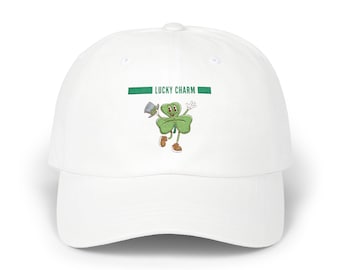 Embroidered Shamrock Dad Hat | Lucky Charm St. Patrick's Day Cap