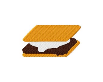 Smore Embroidery Design - Instant Download