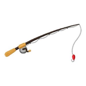 Angeln Pole Stickmuster - Sofort Download