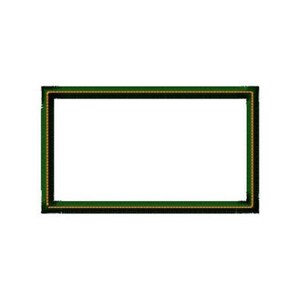 Rectangle Applique with Topstitch Machine Embroidery Design - Instant Download