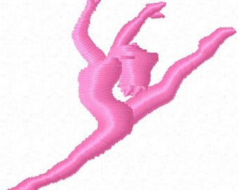 Gymnastics Embroidery Design - Instant Download