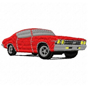 Chevelle Machine Embroidery Design - Instant Download