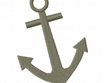 Anchor Machine  Embroidery Design - Instant Download