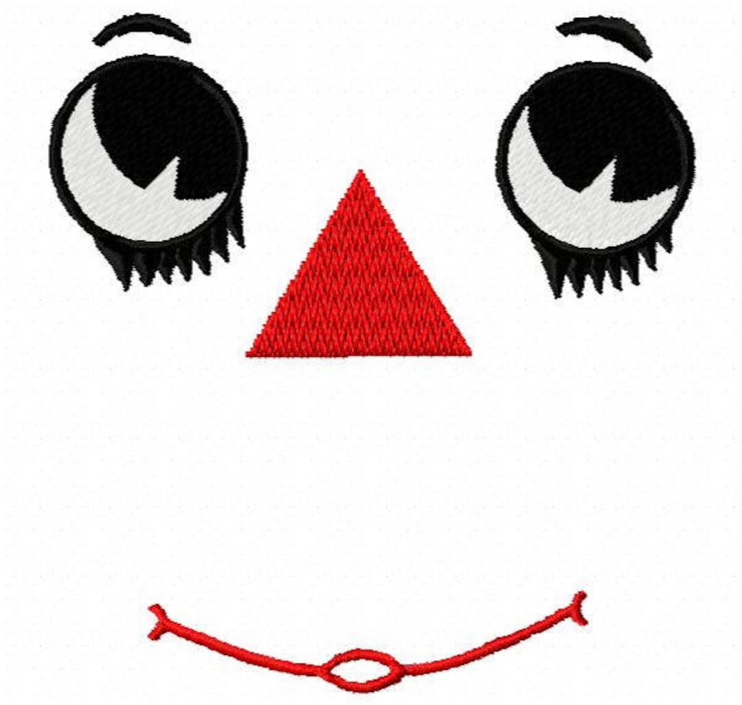 Rag Doll Face Embroidery Design Instant Download - Etsy