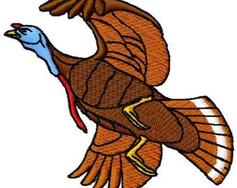 Turkey Machine Embroidery Design - Instant Download