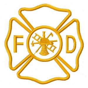 Maltese Cross Machine Embroidery Design - Instant Download