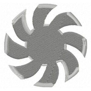 Carbide Saw Blade Machine Embroidery Design - Instant Download
