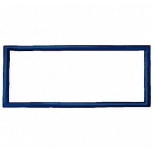 Rectangle Applique Patch Machine Embroidery Design - Instant Download