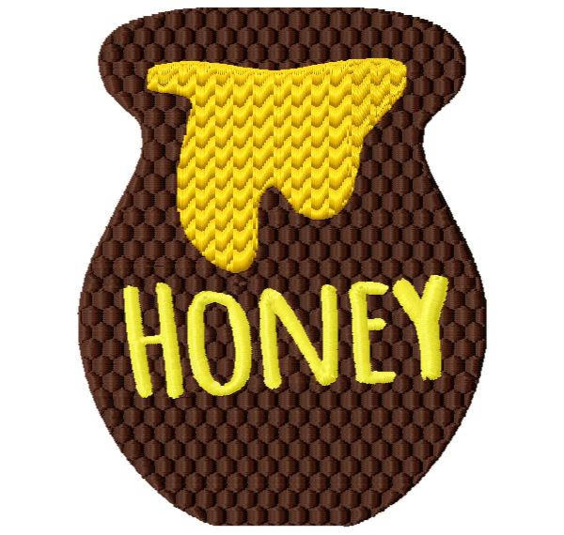 Honey Pot Machine Embroidery Design Instant Download Etsy