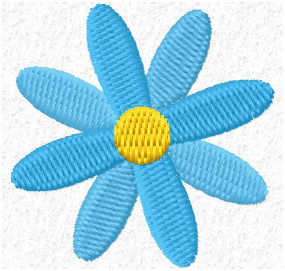 Small Flower Machine Embroidery Design - Instant Download - Etsy