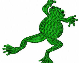 Frog Machine Embroidery Design - Instant Download