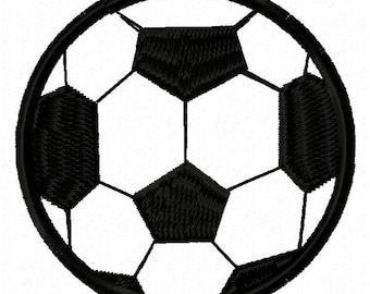 Soccer Ball Embroidery Design - Instant Download