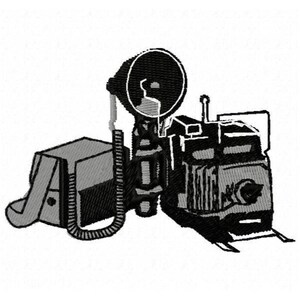 Camera Machine Embroidery Design - Instant Download
