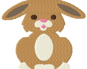 Bunny Embroidery Design - Instant Download