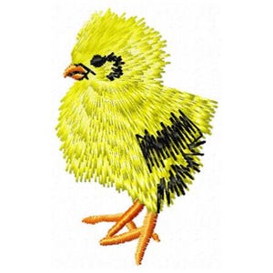 Chick Machine Embroidery Design - Instant Download