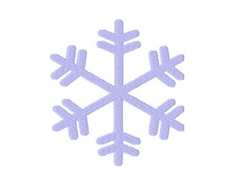 Snowflake Embroidery Design - Instant Download