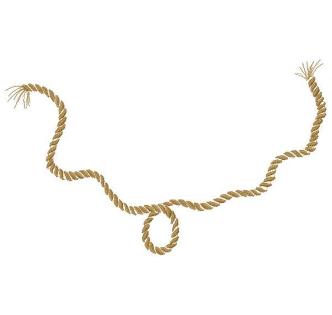 Rope Embroidery Design - Instant Download - Etsy