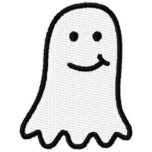 Small Halloween Ghost Embroidery Design - Instant Download