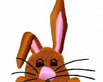 Bunny Head Embroidery Design - Instant Download